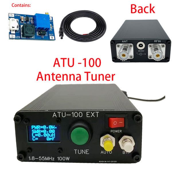 ATU-100 ATU100 1.8-50MHz Automatic Antenna Tuner by N7DDC 3.2 Version kits machine case can be choose