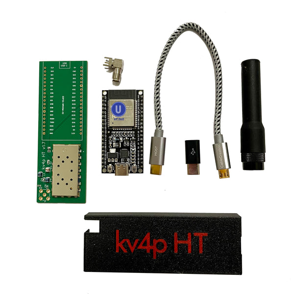 kv4p HT homebrew VHF radio Android phone into ham radio transceiver PCB v1.7 SA818-V SA818S radio module