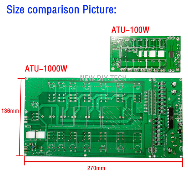 ATU-1000W by N7DDC Automatic Antenna Tuner DIY Kit 7x7