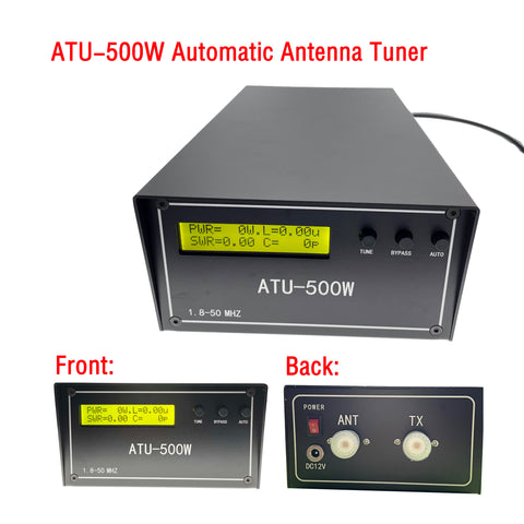 ATU-500 ATU-500W Automatic Antenna Tuner 7x7 by N7DDC